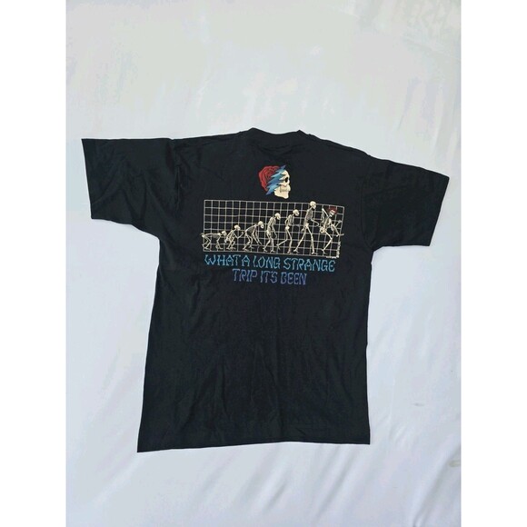 Vintage GRATEFUL DEAD 90s Vintage T-shirt What A Long Strange Trip It’s Been XL - Picture 7 of 10